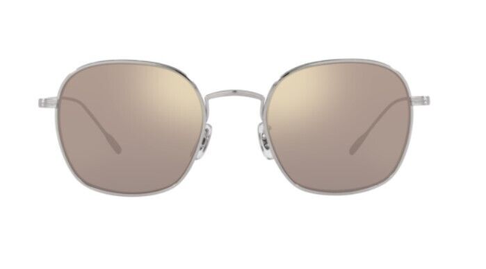 Oliver Peoples 0OV1307ST Ades 50365D Silver/Chrome Taupe Photo Square Sunglasses
