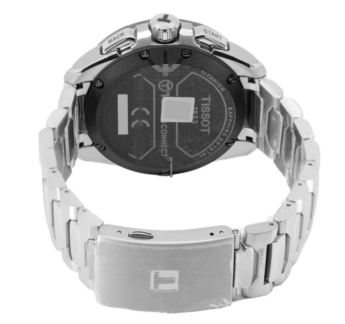 Tissot T-Touch Black Dial Connect Solar Men's Watch T1214204405100