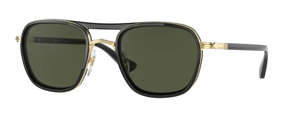 Persol 0PO 2484S 114331 Gold-Black/Green Unisex Sunglasses