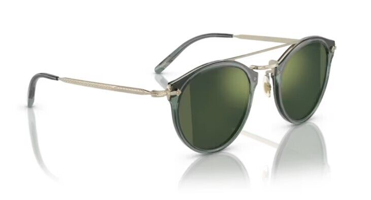 Oliver Peoples 0OV5349S Remick 15476R Ivy-Gold/Graphite Gold Mirrored Sunglasses
