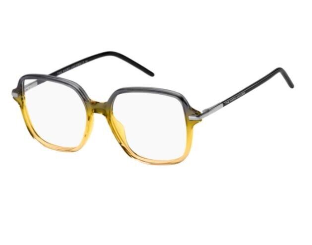 Marc Jacobs MARC-593 0XYO/00 Grey Yellow Square Women's Eyeglasses