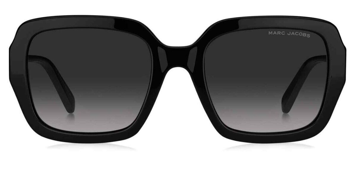 Marc Jacobs MARC-652/S 0807/9O Black/Grey Shaded Square Women's Sunglasses