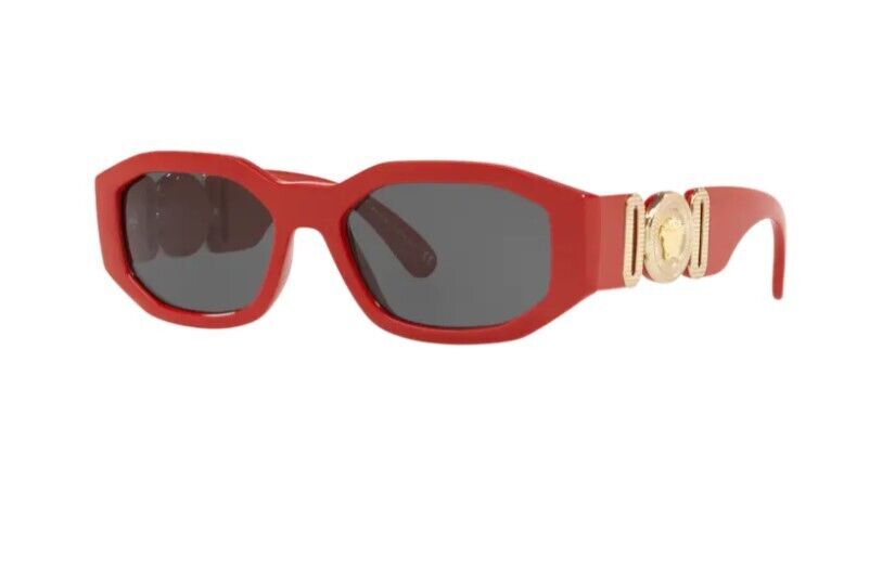 Versace 0VE4361 533087 - Red / Dark Grey Square Men's Sunglasses