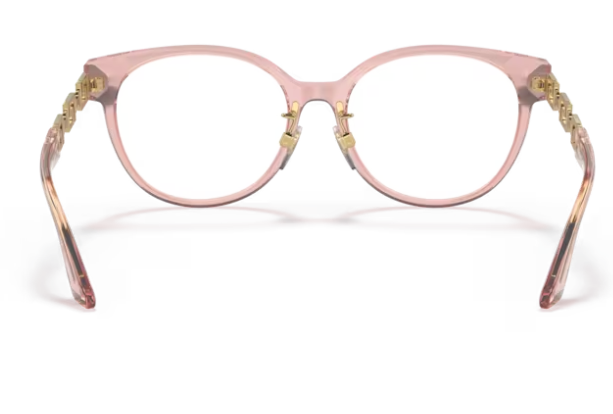 Versace 0VE3302D 5322 Transparent pink Round Women's Eyeglasses