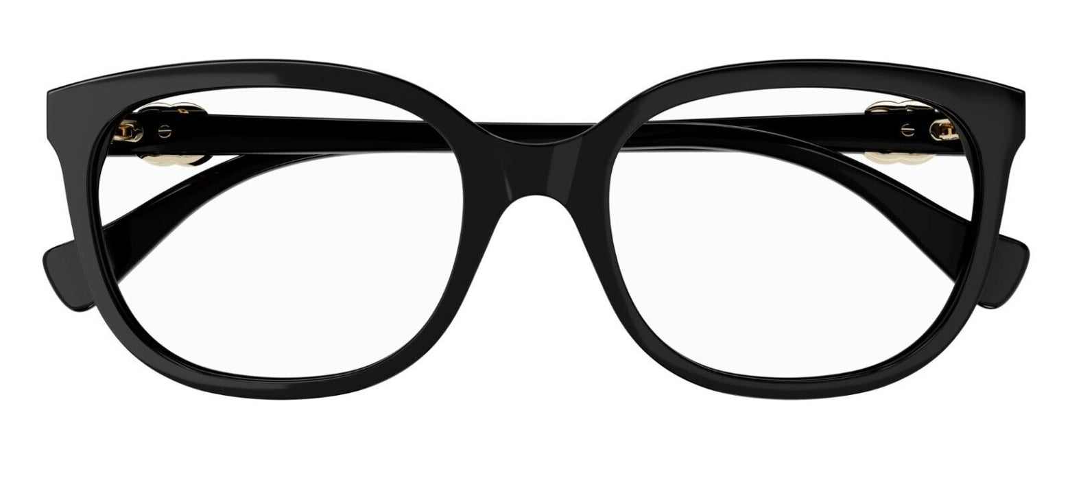 Gucci GG1075O 004 Black Soft Square Women's Eyeglasses