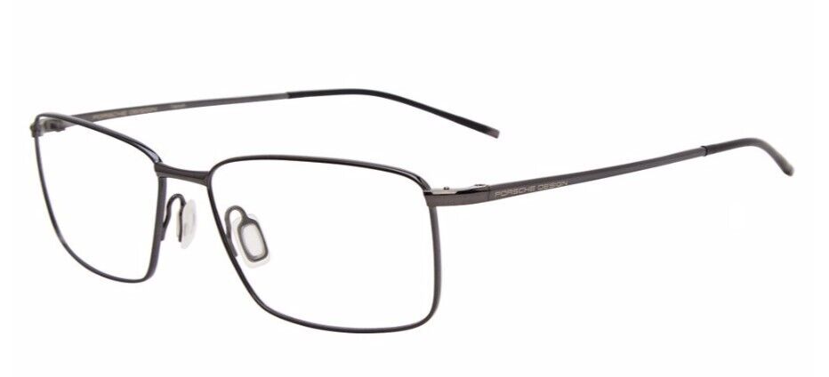 Porsche Design P8364 C Dark Gun Rectangular Men's Eyeglasses
