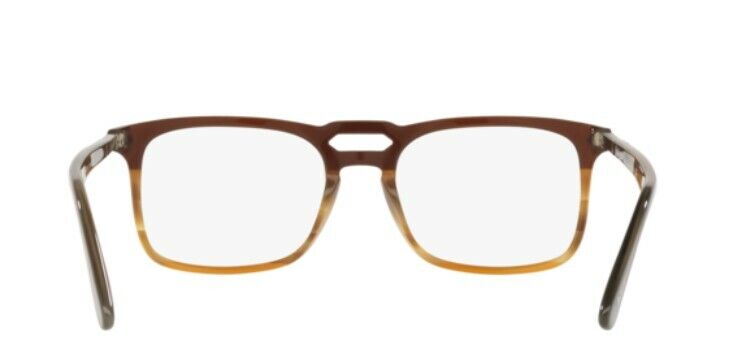 Persol 0PO3277V 1136 Black/Striped Brown Beige Havana/ Silver Men's Eyeglasses
