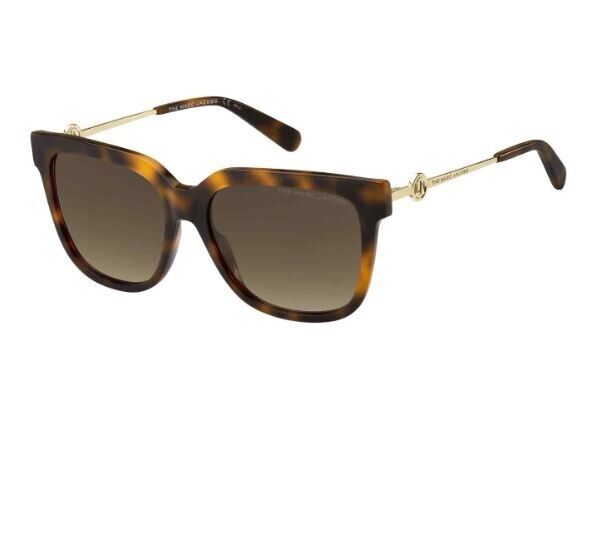 Marc Jacobs MARC-580/S 005L/HA Havana/Brown Gradient Square Women's Sunglasses