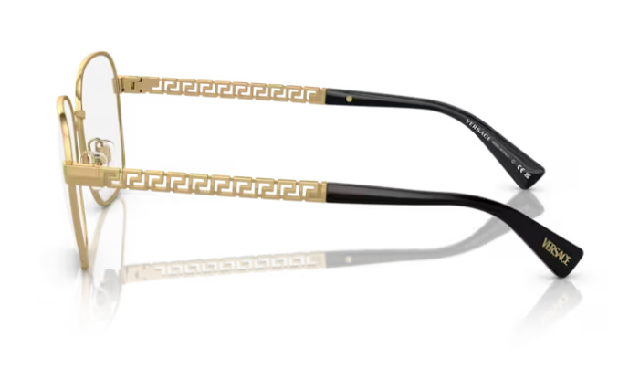 Versace VE12910 1002 - Gold Oval Women's Eyeglasses