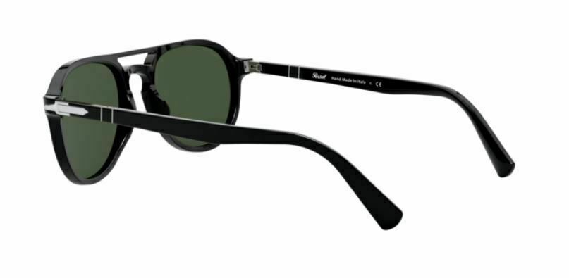 Persol 0PO3235S 95/31 Black/Green Sunglasses