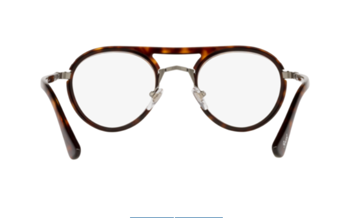Persol 0PO2485V 1144 Gunmetal/Havana Unisex Eyeglasses