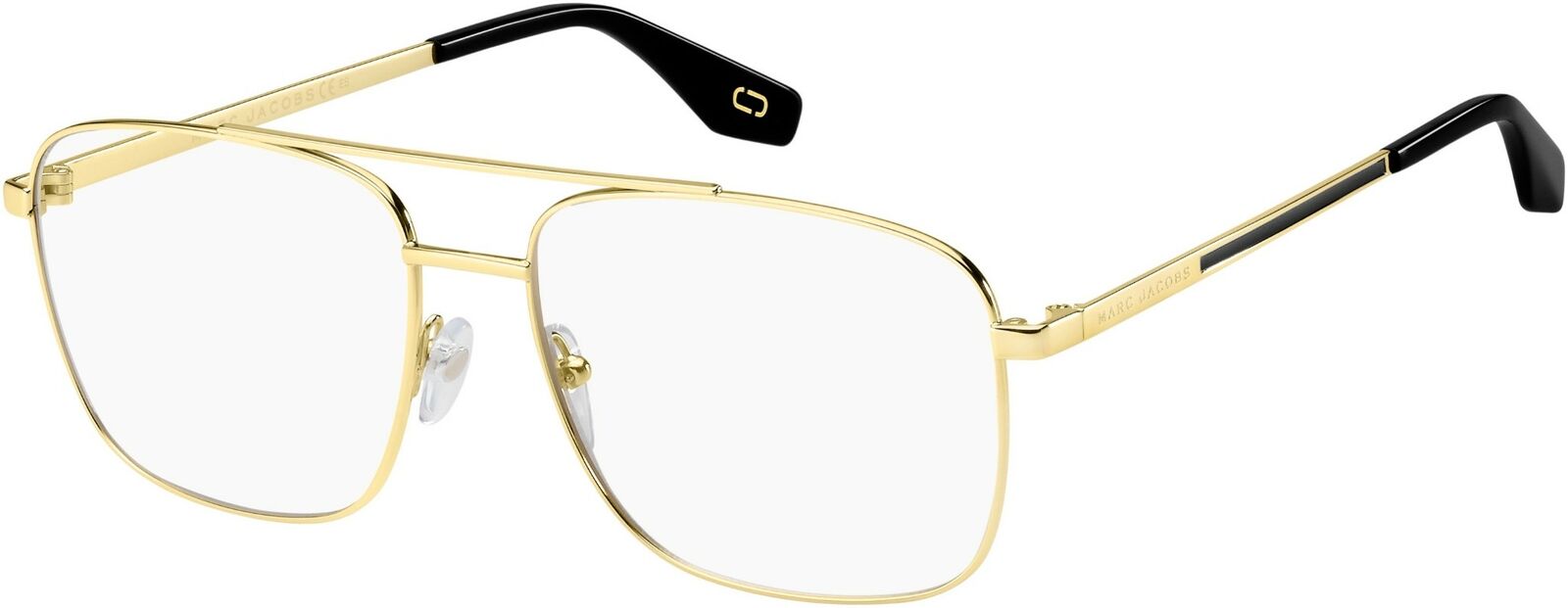 Marc Jacobs Marc 391 0J5G Gold Square Men's Eyeglasses.