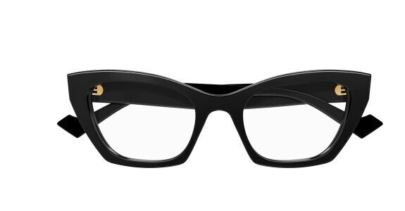 Gucci GG1334O 001 Black Cat Eye Women's Eyeglasses