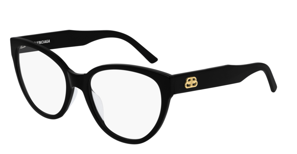 Balenciaga BB 0064O 001 Black Phantos Women's Eyeglasses