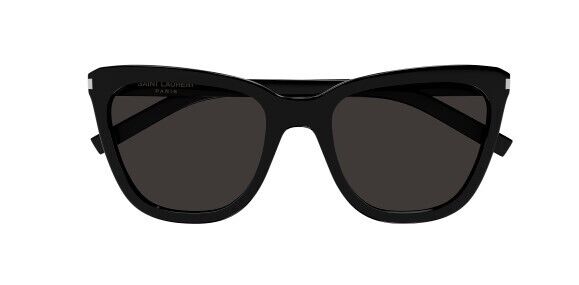Saint Laurent SL 548 Slim 001 Black/Black Square Women's Sunglasses