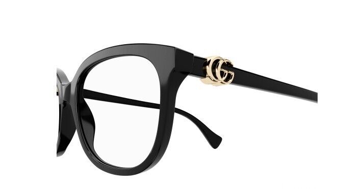 Gucci GG1075O 004 Black Soft Square Women's Eyeglasses