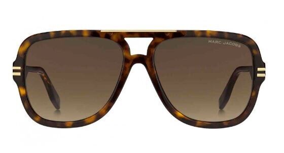 Marc Jacobs MARC-637/S 0086/HA Havana/Brown Gradient Men's Sunglasses