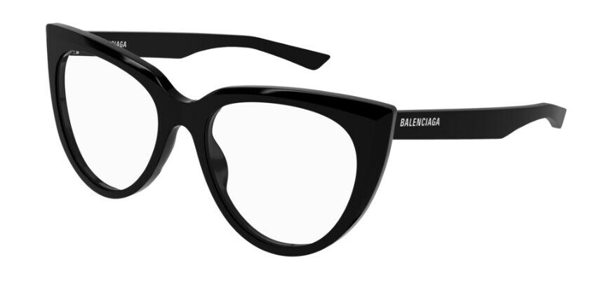 Balenciaga BB0218O 001 Black Full-Rim Cat-Eye Women's Eyeglasses