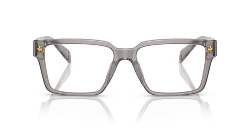 Versace 0VE3339U 5406 Matte blue Opal grey/Clear Rectangle 53MM Men's Eyeglasses