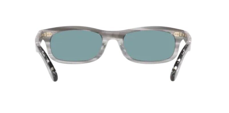 Oliver Peoples 0OV5484SU FAI 1737P1 Grey Texture/Teal Polarized Sunglasses