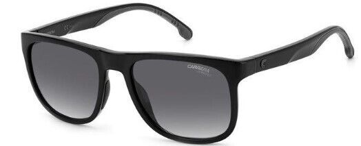 Carrera 2038T/S 0807/9O Black/Gray Shaded Rectangle Unisex Teen's Sunglasses