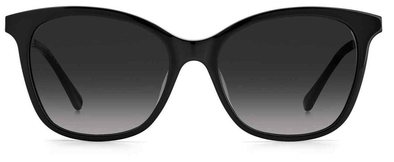 Kate Spade Dalila/S 0807/9O Black/Grey Shaded Oval Women's Sunglasses