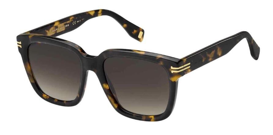 Marc Jacobs MJ/1035/S 0086/HA Havana/Brown Gradient Square Women's Sunglasses