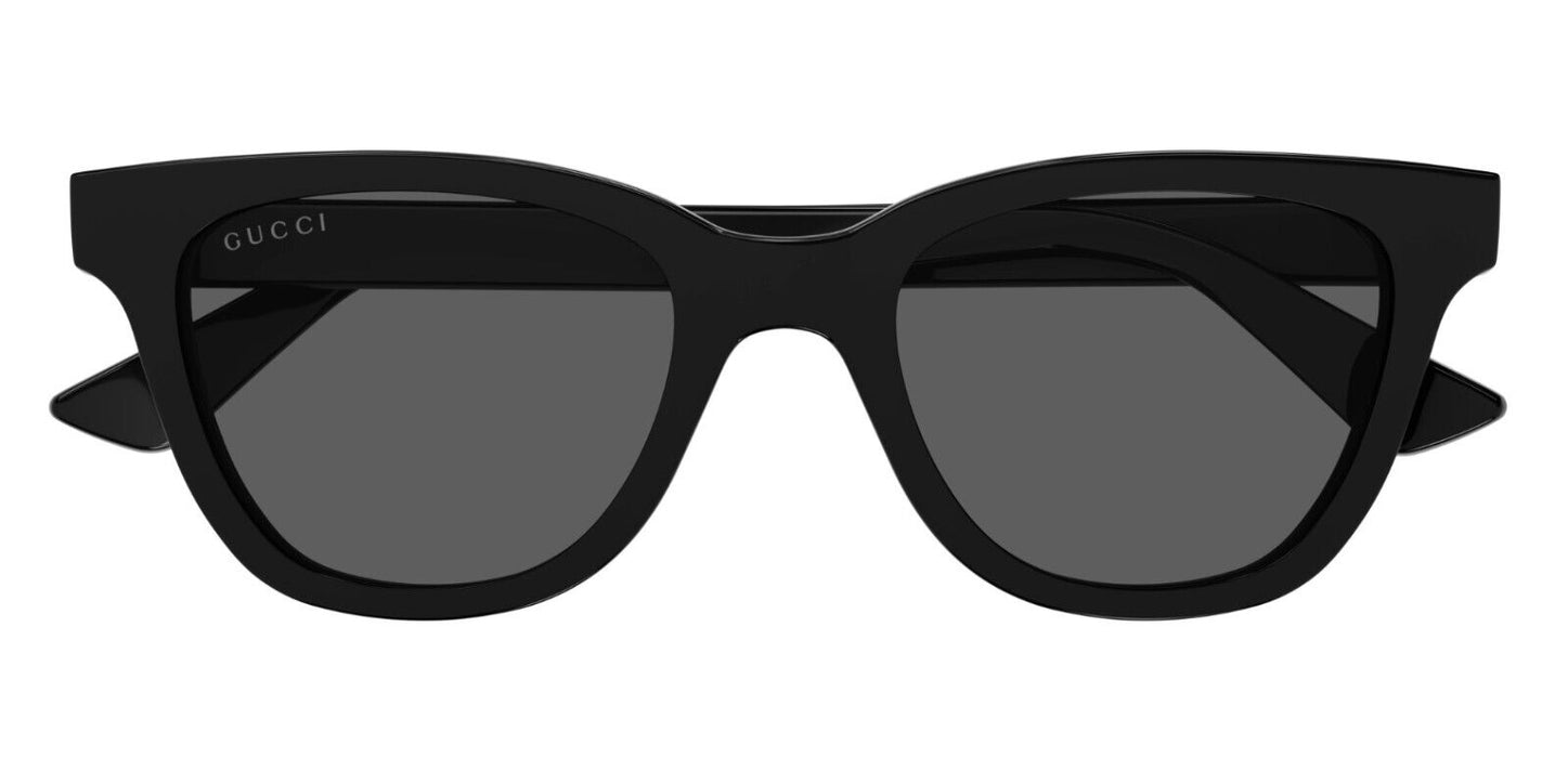Gucci GG1116S 001 Black/Grey Rectangular Men's Sunglasses