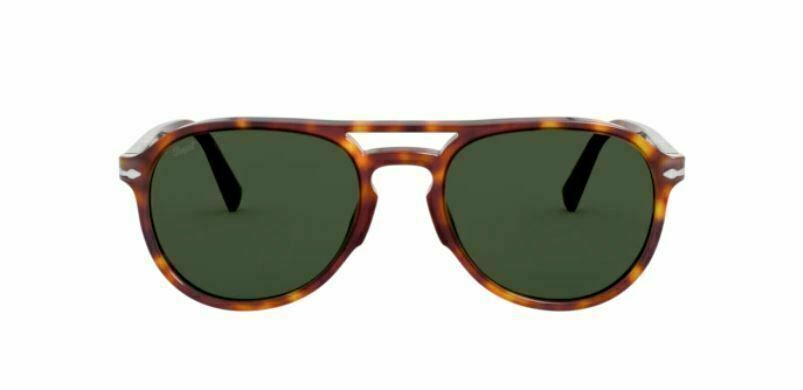 Persol 0PO3235S 24/31 Havana/Green Sunglasses