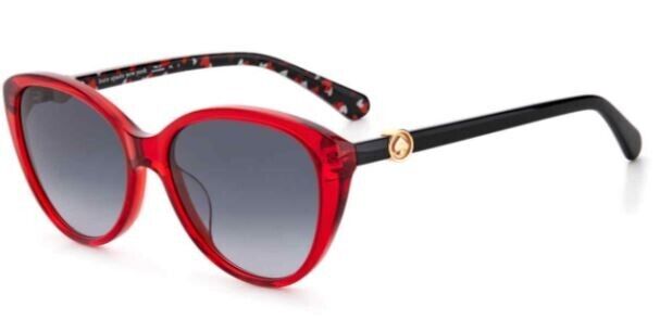 Kate Spade Visalia/G/S 0C9A/90 Red/Grey Gradient Cat Eye Women's Sunglasses