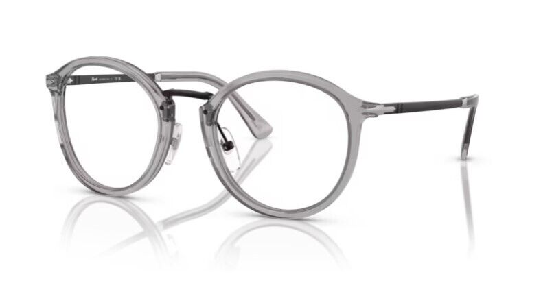 Persol 0PO3309V Vico 309 Transparent grey Round Unisex Eyeglasses