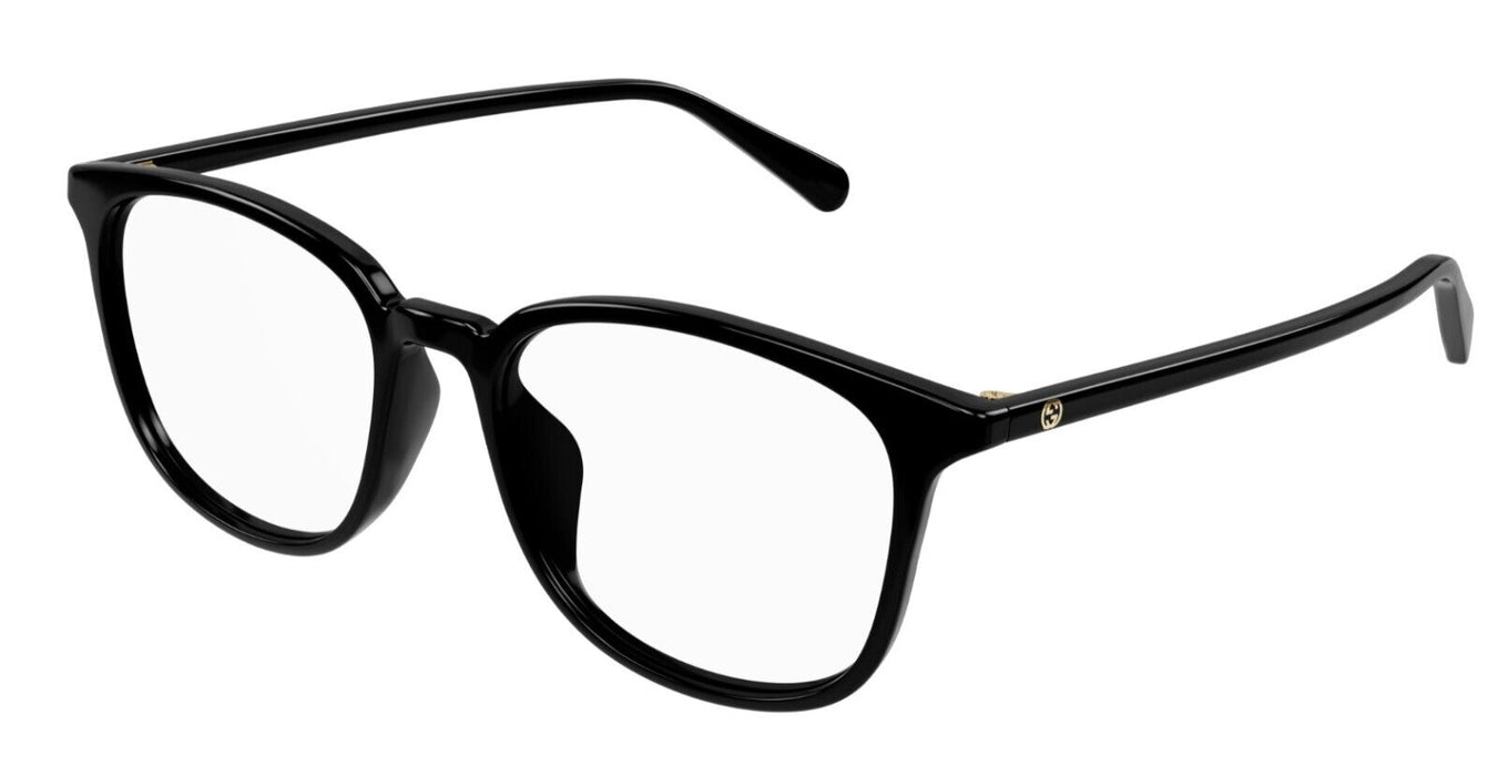 Gucci GG1230OA 002 Black Soft Square Men's Eyeglasses