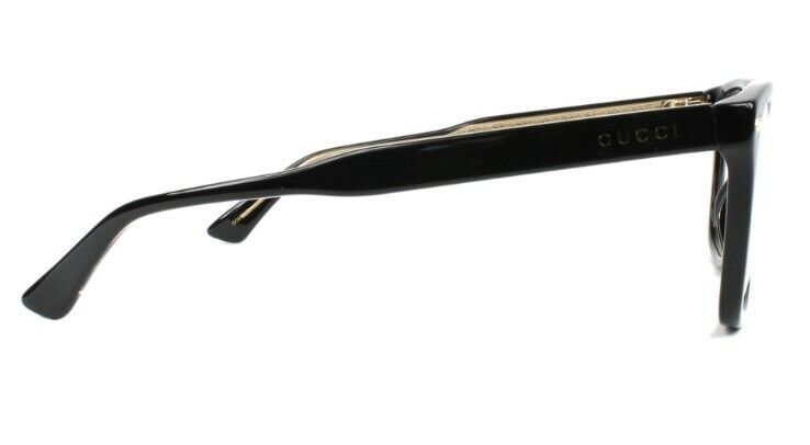 Gucci GG0184O 001 Black Square Unisex Eyeglasses