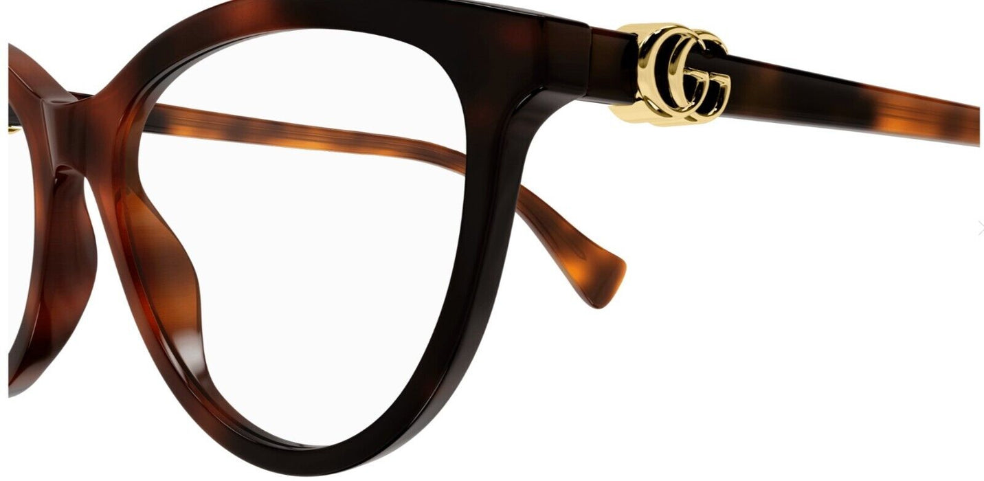 Gucci GG1179O 002 Havana Cat Eye Women's Eyeglasses