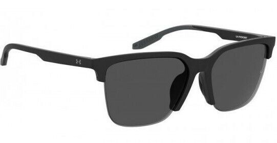 Under Armour UA-PHENOM 0003/IR Matte Black/Grey Square Unisex Sunglasses