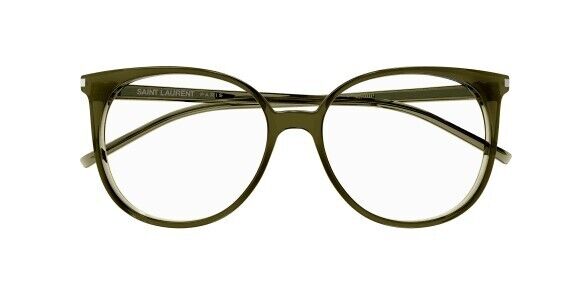 Saint Laurent SL 39 006 Green Round Women's Eyeglasses
