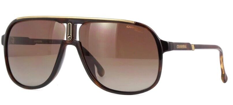 Carrera 1047/S 0086/LA Havana/Brown Gradient Polarized Rectangle Sunglasses