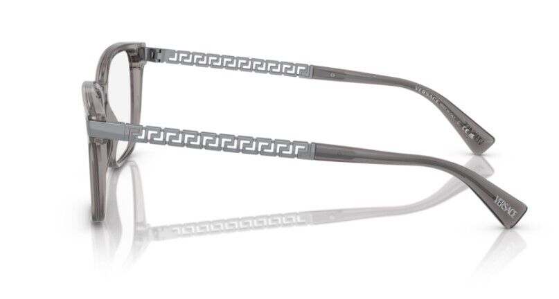 Versace 0VE3340U 5406 - Opal Grey/Clear Soft Square Men's Eyeglasses