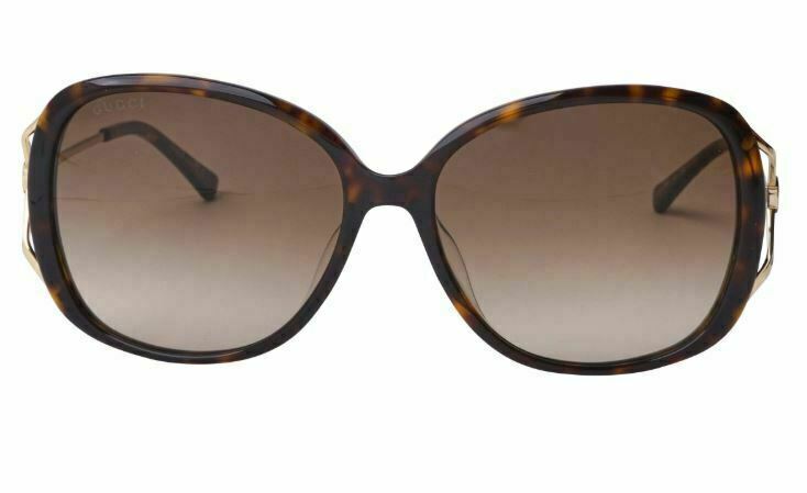 Gucci GG0649SK 003 Havana/Gold Gradient Sunglasses