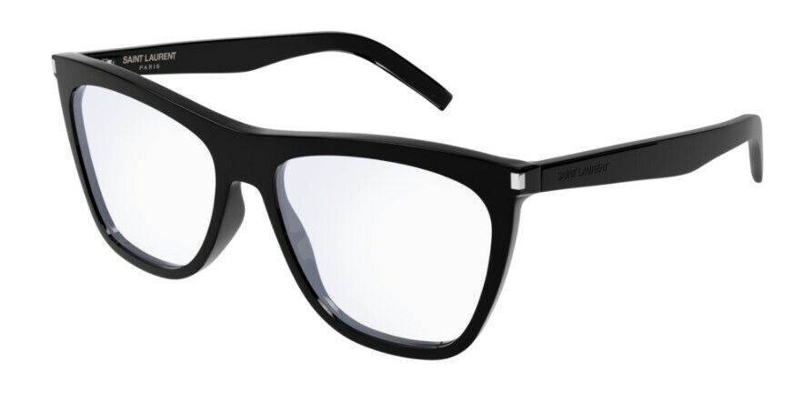 Saint Laurent SL518 001 Black-Black Full-Rim Square Women's Eyeglasses