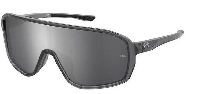 Under Armour UA-GAMEDAY/G 063M/QI Crystal Grey/Silver Shield Unisex Sunglasses