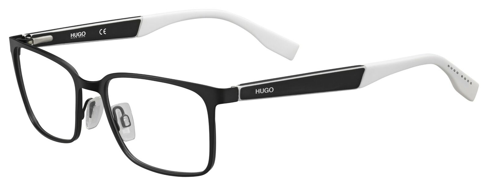 Hugo 0265 04NL Matte Black White Eyeglasses
