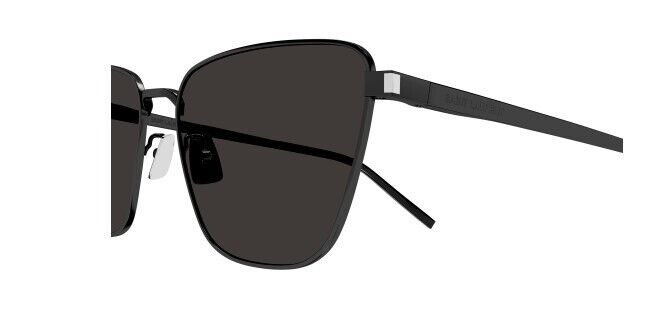 Saint Laurent SL 551 001 Black/Black Square Women Sunglasses