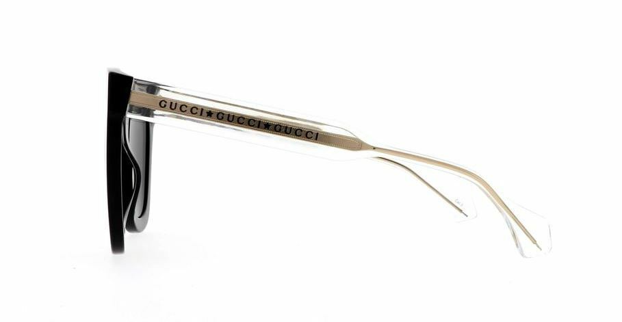 Gucci GG 0564 S 001 Black/Crystal Sunglasses