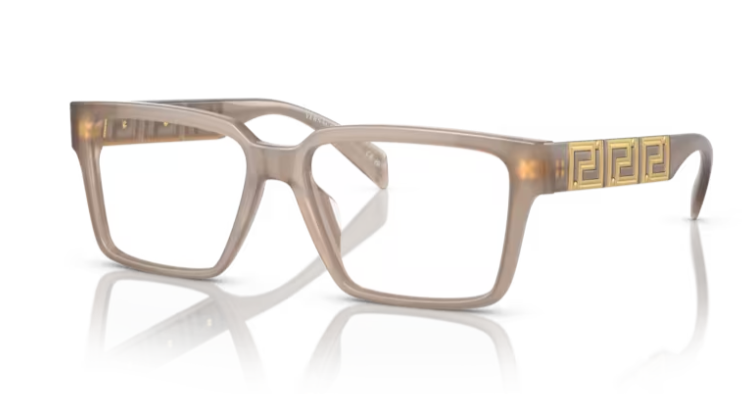 Versace 0VE3339U 5407 Opal brown Rectangle Men's Eyeglasses