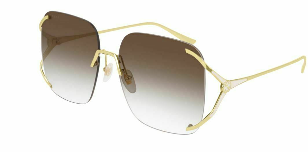 Gucci GG0646S 002 Gold Gradient Sunglasses