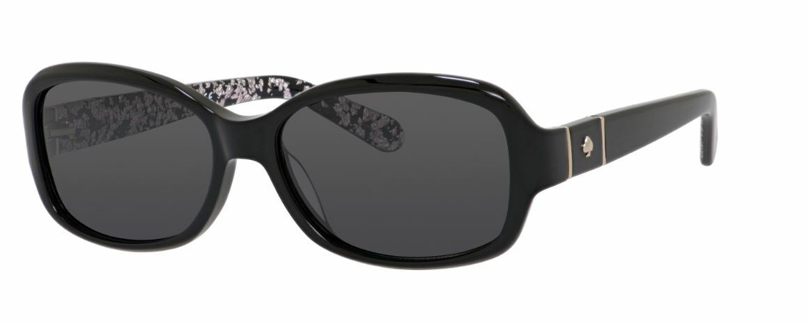 Kate Spade Cheyenne/P/S Y21P/Y2 Black/Gray Polarized Sunglasses