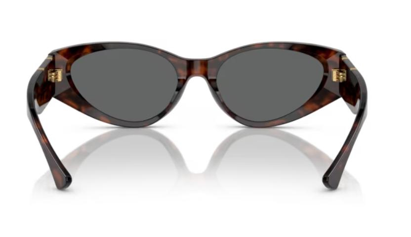 Versace 0VE4454 542987 Havana/Dark Grey Cat-Eye Women's Sunglasses