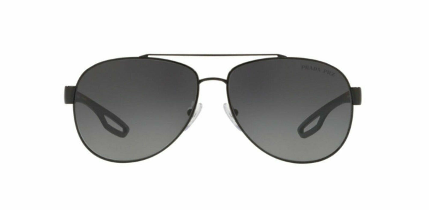 Prada Linea Rossa 0PS 55 QS 1AB5W1 BLACK Polarized Sunglasses