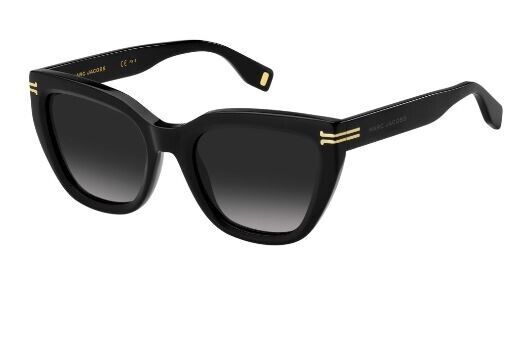 Marc Jacobs MJ-1070/S 0807/90 Black/Grey Gradient Cat Eye Women's Sunglasses